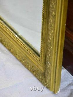 Late 19th Century French Louis Philippe mirror with gold frame 21¼ x 29½