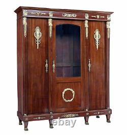 Late 19th Century French Mahogany And Ormolu Armoire