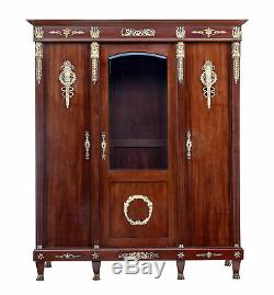 Late 19th Century French Mahogany And Ormolu Biblotheque