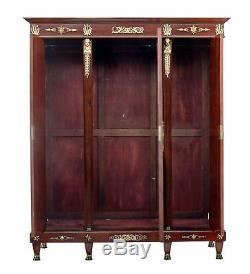 Late 19th Century French Mahogany And Ormolu Biblotheque