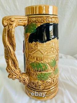 Late 19th Century German Ceramic Beer Stein