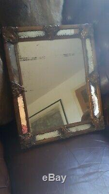 Late 19th Century Gilt Framed Mirror With Period Glass