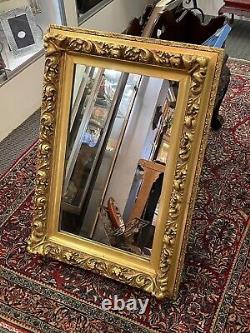 Late 19th Century Gilt Plaster & Wood Wall Mirror