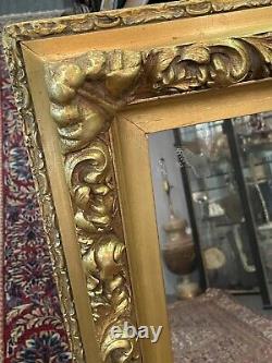 Late 19th Century Gilt Plaster & Wood Wall Mirror