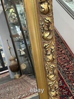 Late 19th Century Gilt Plaster & Wood Wall Mirror