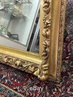 Late 19th Century Gilt Plaster & Wood Wall Mirror