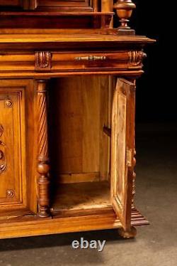 Late 19th Century Henry II Walnut Hutch