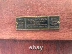 Late 19th Century Irvin & Casson Mahogany Display Cabinet