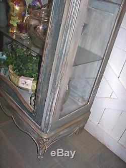 Late 19th Century Louis XV Provincial Style Vitrine / Display Cabinet