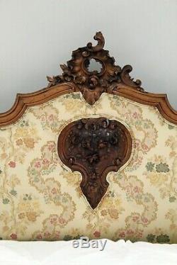 Late 19th Century Louis XV Style Headboard Fitted to a King-Sized Bed