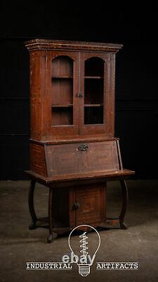 Late 19th Century Tramp Art Display Cabinet