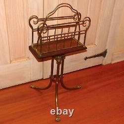 Late 19th Century Victorian Revolving Magazine Rack