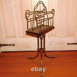 Late 19th Century Victorian Revolving Magazine Rack