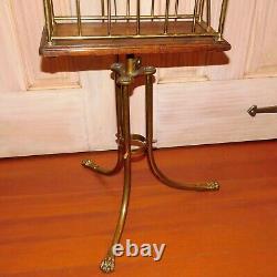 Late 19th Century Victorian Revolving Magazine Rack