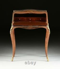 Late 19th Century a Louis XV Style Ormolu Mounted and Painted Wood Bureau en Pen