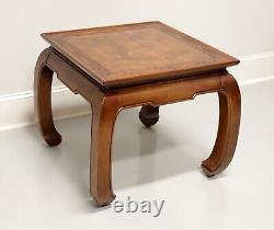 Late 20th Century Asian Chinoiserie Ming Carved Accent Table B