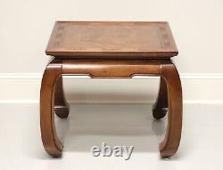 Late 20th Century Asian Chinoiserie Ming Carved Accent Table B