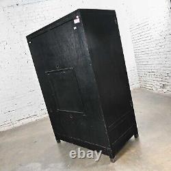 Late 20th Century Asian Style Baker Milling Road Entertainment Storage Cabinet