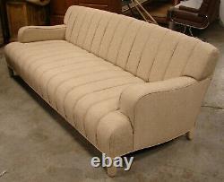 Late 20th Century Channel Tufted Sofa