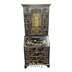 Late 20th Century Chinoiserie Secretary by Drexel Heritage