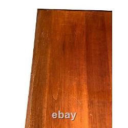 Late 20th Century Ethan Allen Brown Rectangle Georgian Court Side End Tables