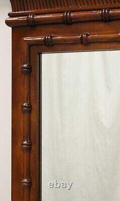 Late 20th Century Faux Bamboo Wall Mirror