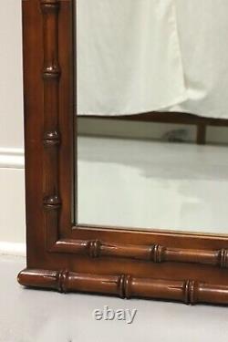 Late 20th Century Faux Bamboo Wall Mirror