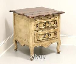 Late 20th Century French Country Style Plank Top Nightstand