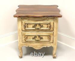 Late 20th Century French Country Style Plank Top Nightstand