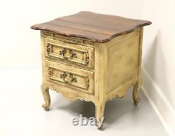 Late 20th Century French Country Style Plank Top Nightstand