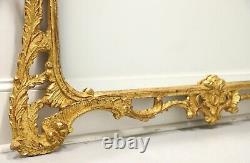 Late 20th Century Gold Gilt Carved French Rococo Style Wall Mirror
