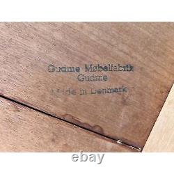 Late 20th Century Gudme Teak Mid Century Danish Modern Dining Table Mobelfabrik