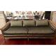 Late 20th Century Hollywood Regency Silk Tufted Sofa