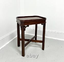 Late 20th Century Mahogany Chippendale Diminutive Accent Table