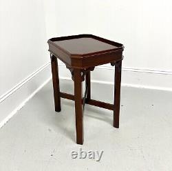 Late 20th Century Mahogany Chippendale Diminutive Accent Table