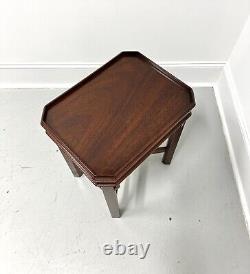 Late 20th Century Mahogany Chippendale Diminutive Accent Table