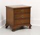 Late 20th Century Mahogany Chippendale Nightstand Bedside Chest