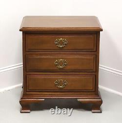 Late 20th Century Mahogany Chippendale Nightstand Bedside Chest