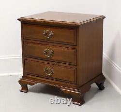 Late 20th Century Mahogany Chippendale Nightstand Bedside Chest