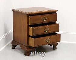 Late 20th Century Mahogany Chippendale Nightstand Bedside Chest