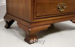 Late 20th Century Mahogany Chippendale Nightstand Bedside Chest