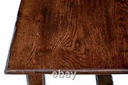 Late 20th Century Solid Oak Refectory Table