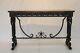 Late 20th Century Spanish Colonial Style Wrought Iron Console Table (AF1-238)