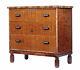Late Art Deco Birch Inlaid Chest Of Drawers