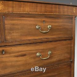 Late Georgian, Antique, Chest Of Drawers, Mahogany, English, Commode c. 1780