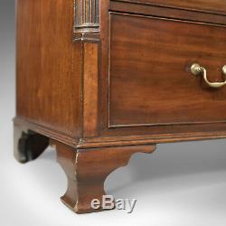 Late Georgian, Antique, Chest Of Drawers, Mahogany, English, Commode c. 1780