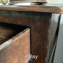 Late Georgian Welsh Antique Oak Dresser, Sideboard, Cupboard