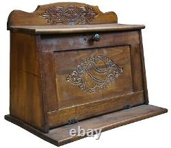 Late Victorian Oak Table or Desktop Secretary Organizer File Cabinet Topper 21