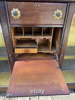 Late Victorian Quartersawn oak secretary (Pending)