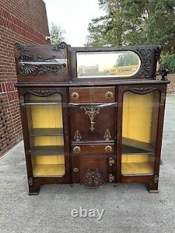 Late Victorian Quartersawn oak secretary (Pending)